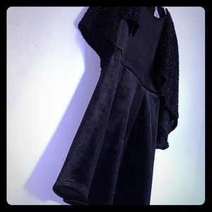 Little black dress and cover up